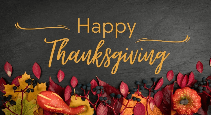 HAPPY THANKSGIVING - 2026